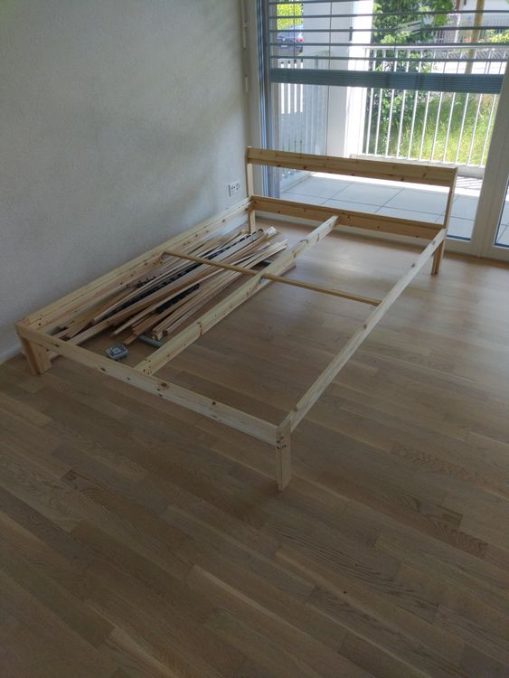Bett Neiden 140cm x 200cm inkl. Lattenrost (Neu (gemäss Beschreibung ...