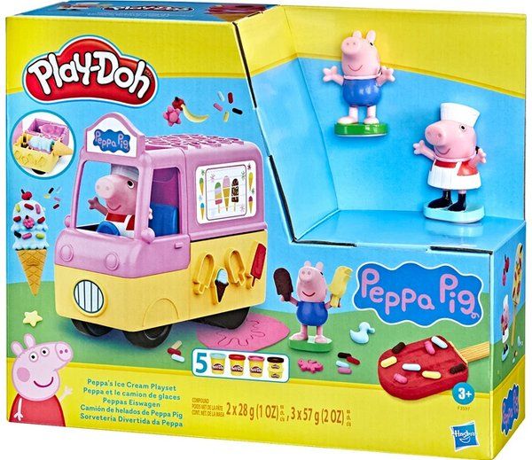 Play-Doh Spielzeuge: Play-Doh Peppas Eiswagen 5 Dosen Knete – Neu und originalverpackt aus Oensingen von Liquidations-Shop 1