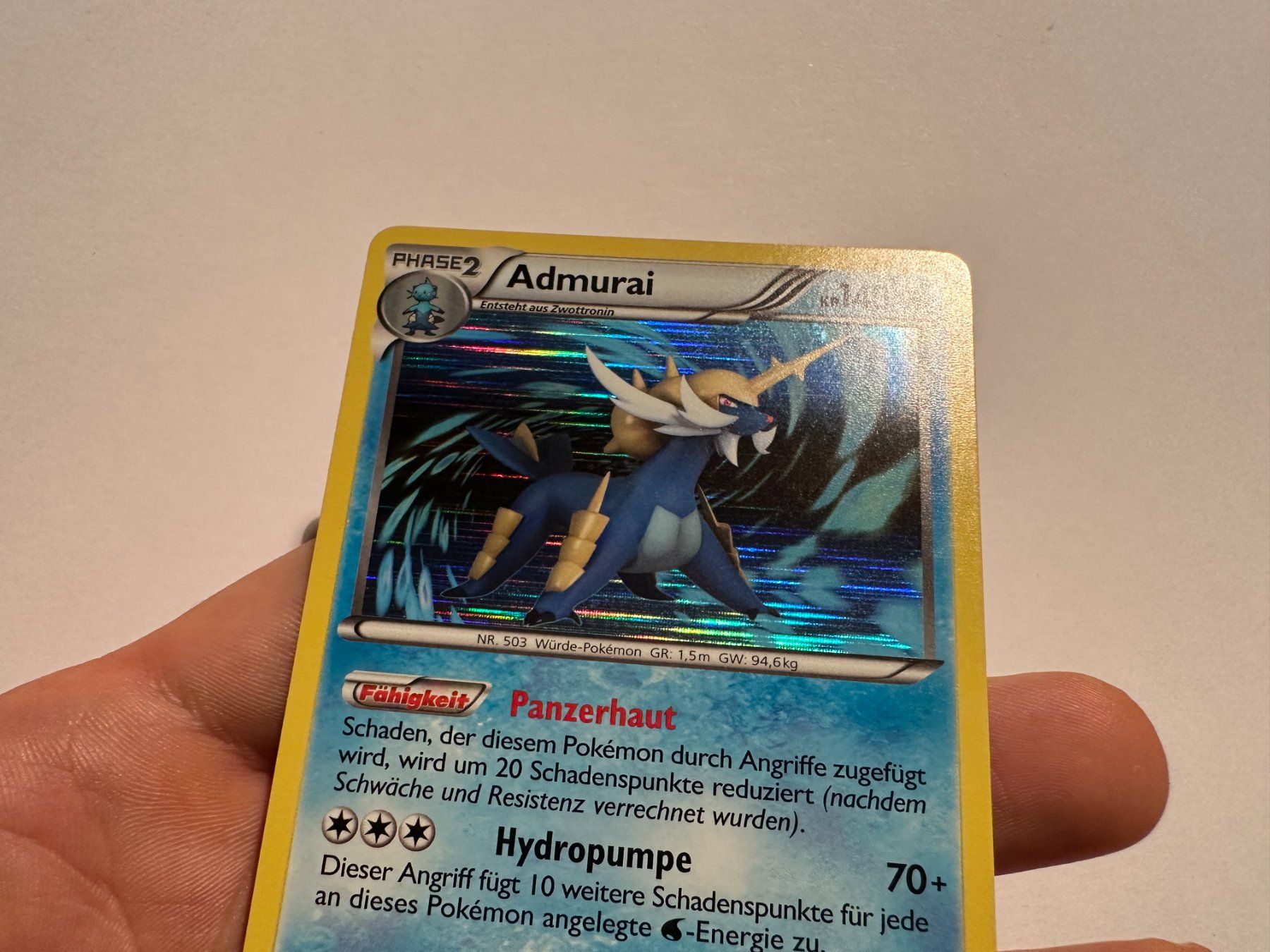 Pokémon Sammelbilder & Trading cards: Admurai holo Schwarz & Weiss Base DE – Gebraucht aus Hagendorn von Pokecollectorch 3