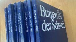 Burgen der Schweiz, komplette Reihe, Band 1-9, Top Zustand!