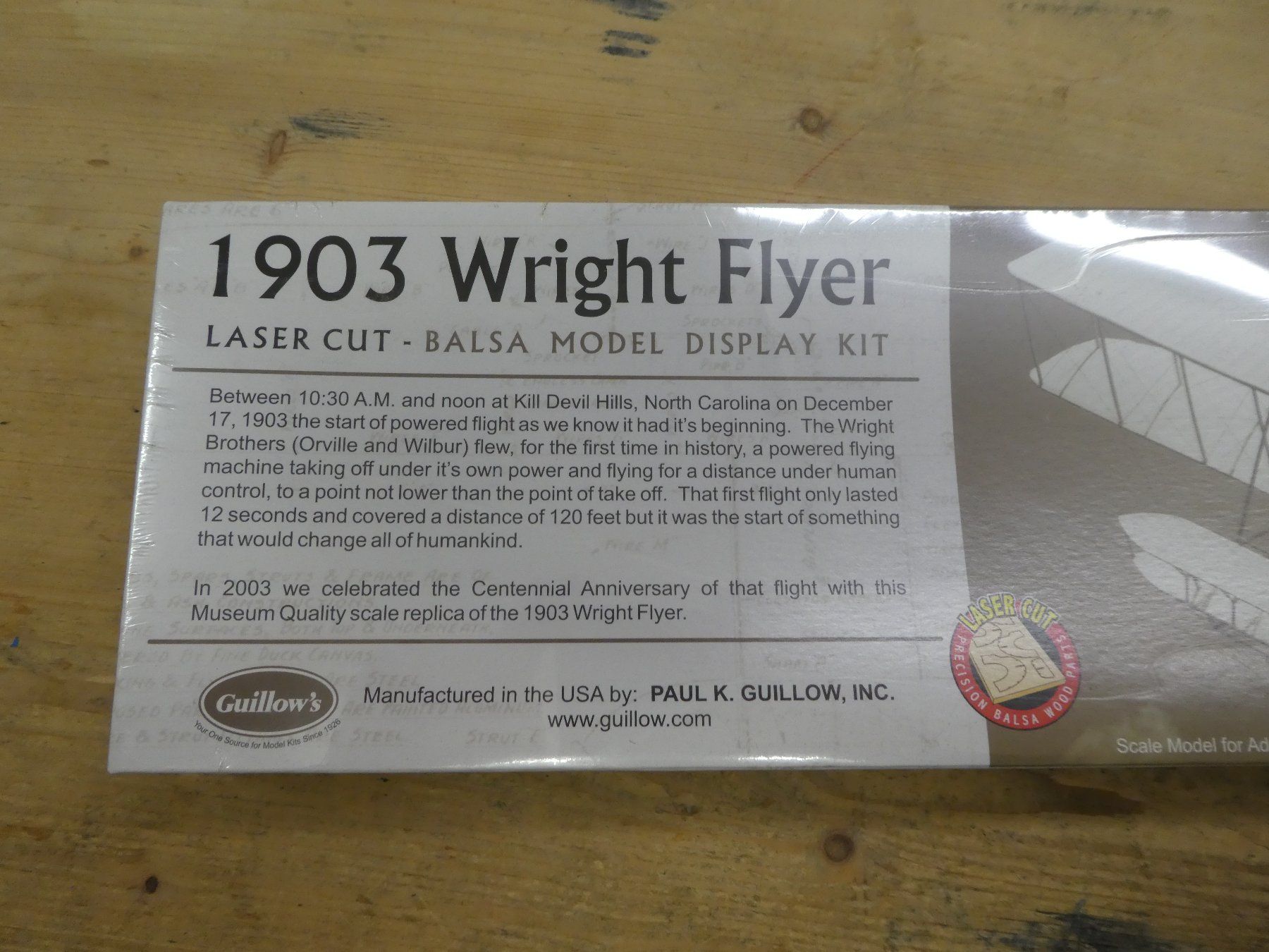 RC Modellbau: 1903 Wright Flyer von Guillows – Neu und originalverpackt aus Frauenfeld von Pege4 1