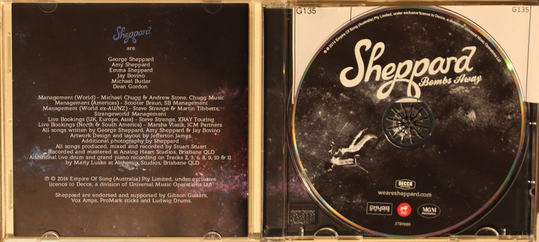 CDs: Sheppard – Bombs Away – Gebraucht aus Luzern von CONTENTI 1