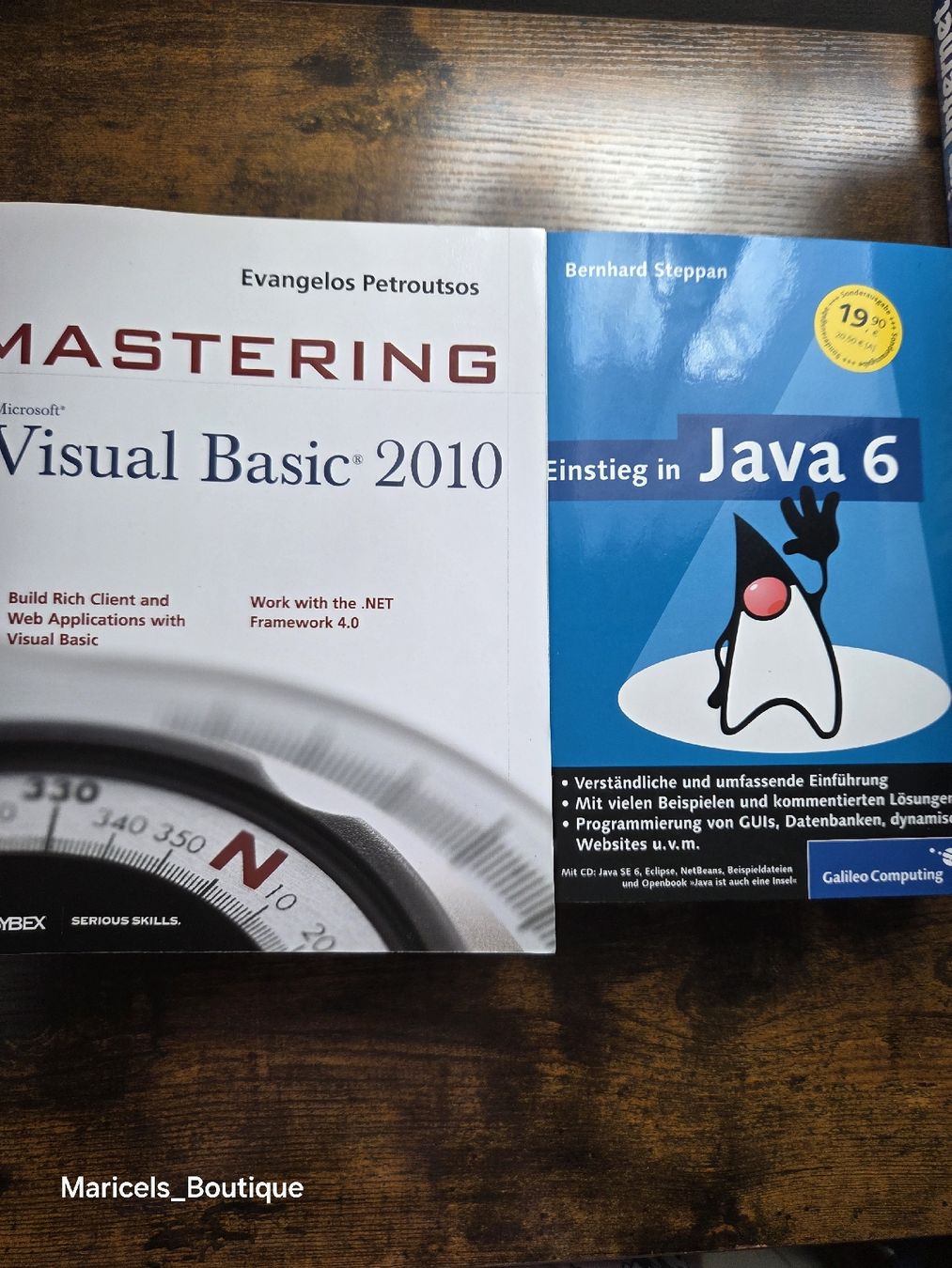 Bücher: Mastering Visual Basic 2010 and Einstieg in Java 6 Books – Gebraucht aus Winterthur von Maricels_Boutique