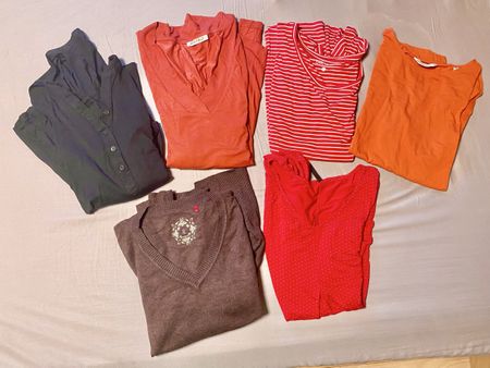 Shirts Blusentop Paket inkl Manguun Pulli Gr L XL 44 46