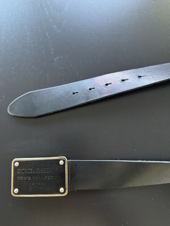 Dolce&Gabbana Ledergürtel schwarz Gr. 95
