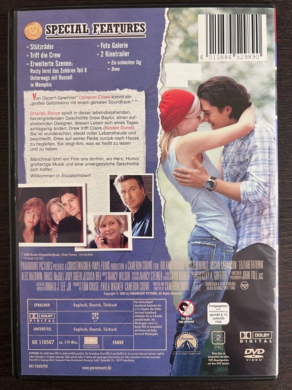 Tutti i DVDs: Elizabethtown – Usato da Zürich venduto da FilmFreunde 1