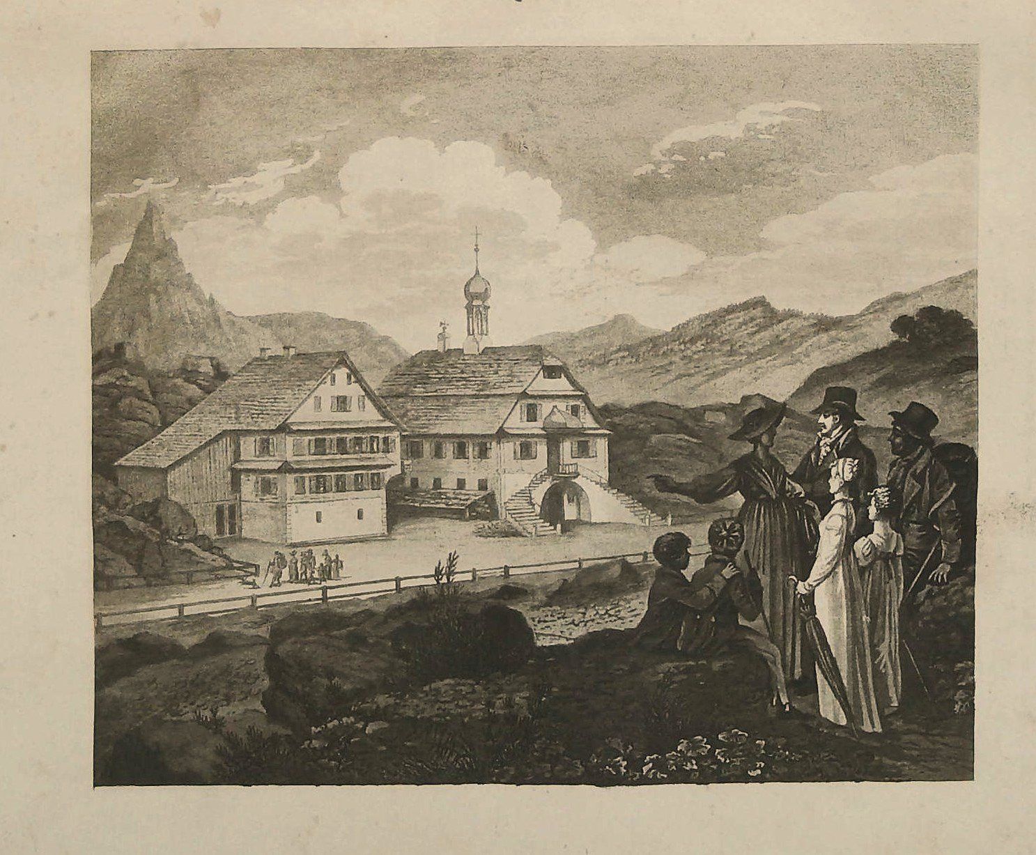 Gravures: Goldau Neujahrsblatt 1815 – D'occasion à Rafz par Helvet32
