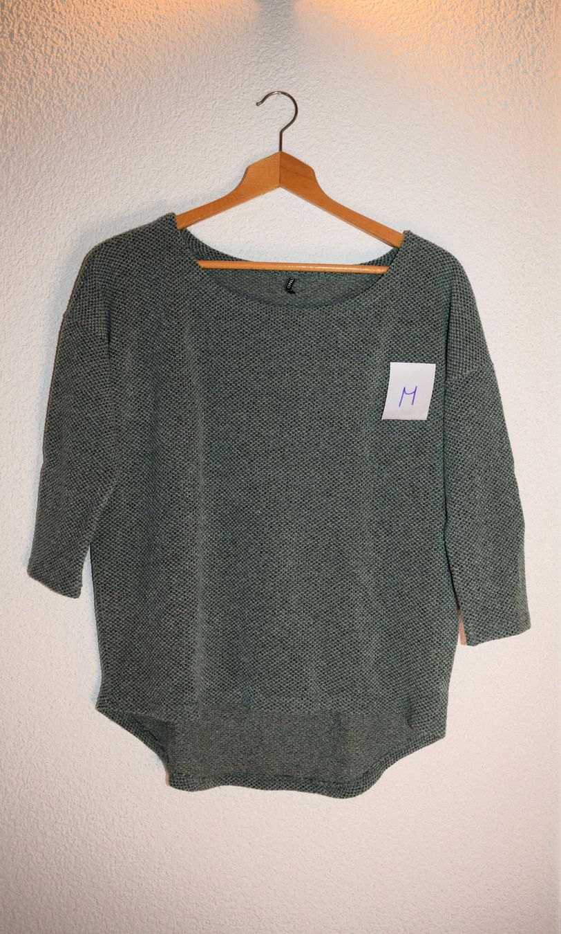 Only Maglioni & Felpe: Cozy Strickpullover, Grün meliert, Gr. M – Usato da Merenschwand venduto da tolles_2hand