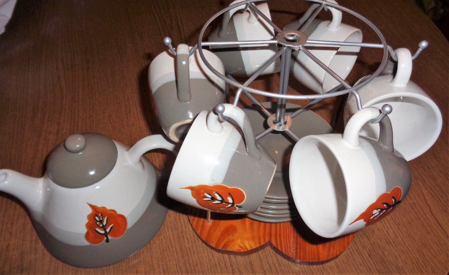 Set di piatti: TEE, KAFFEE SERVICE MIT HALTER 14 STCK – Usato da Lausanne venduto da kiliman73 2