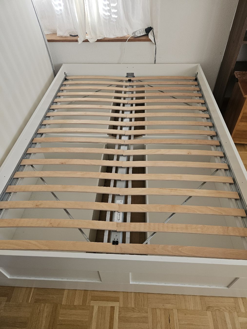 Betten: IKEA Brimnes Bett 140x200 – Gebraucht aus Basel von Felix.mb 1