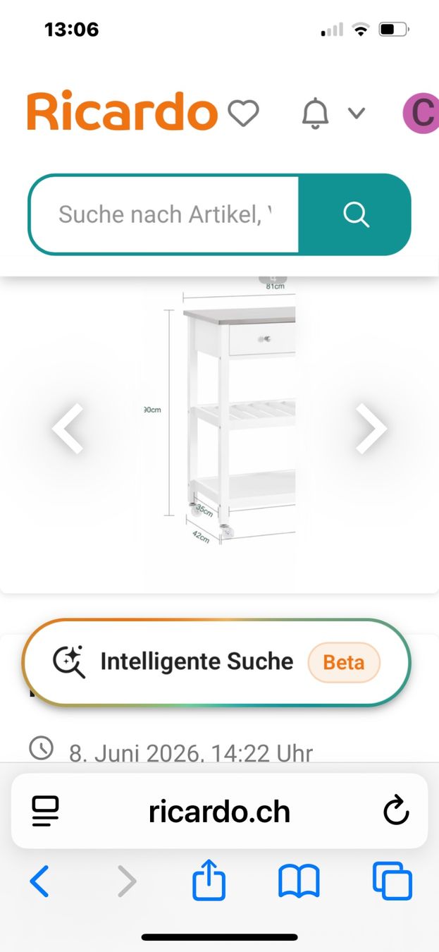 Cucine complete: Küchenwagen – Usato da Bottmingen venduto da Cesar1234 3