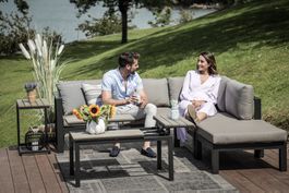 MEGA DEAL 💥 –31 % Gartenlounge Aluminium