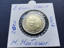 2 Euro Maria Levi Montessori 2020 unzirkuliert stgl