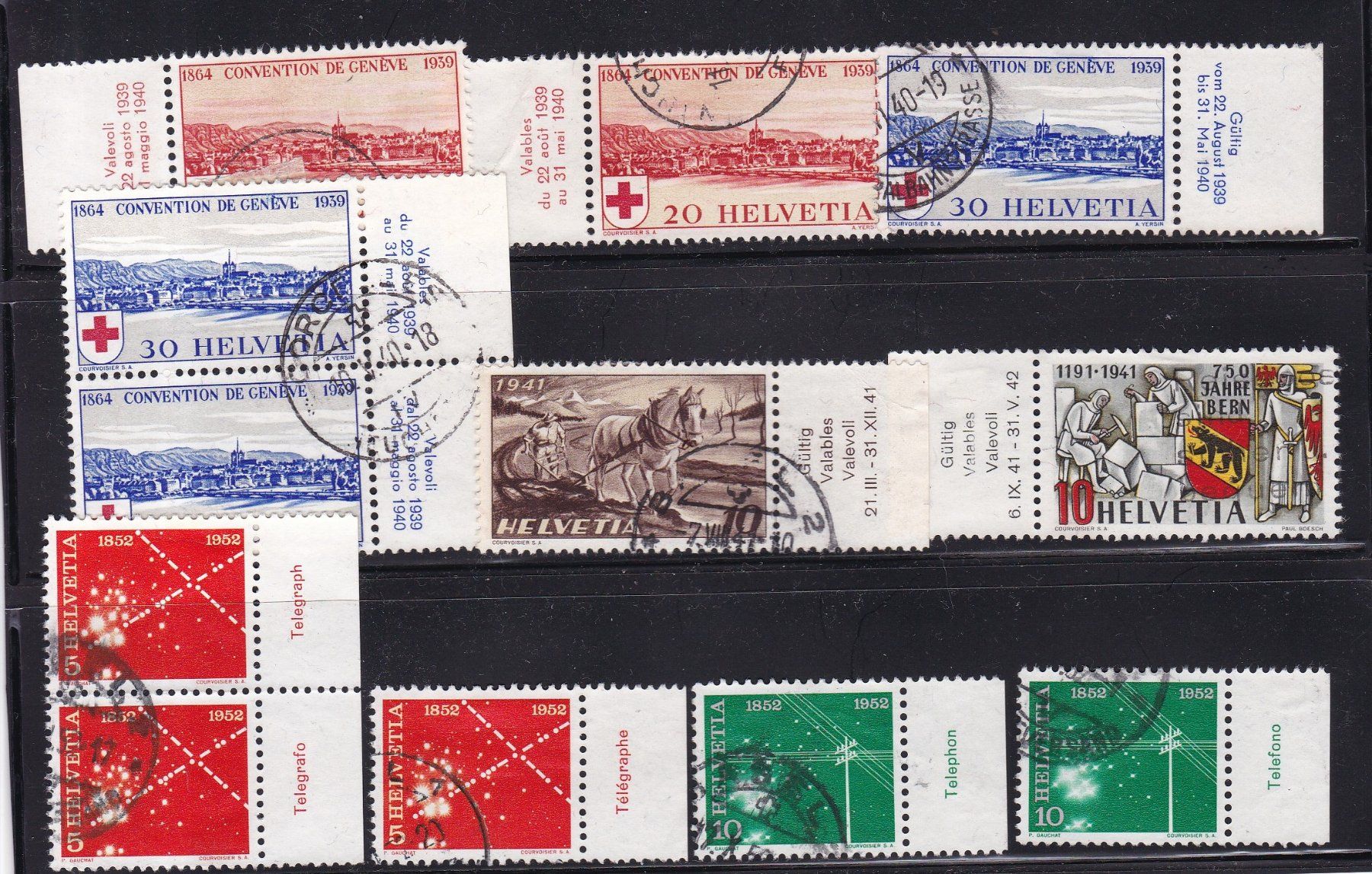 Tutti i francobolli: CH Briefmarken Lot "Anhänger" – Usato da Münchwilen AG venduto da Nesar 2