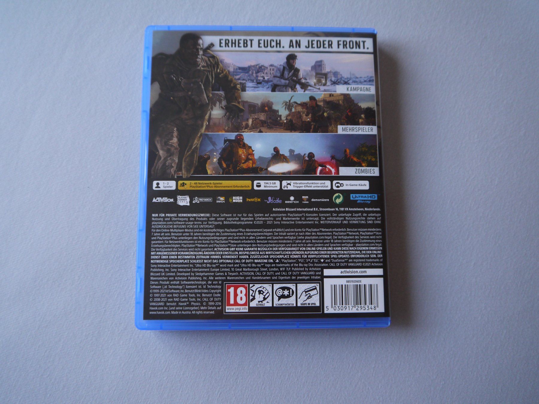 Sony Giochi: CALL OF DUTY VANGUARD PS5 – Usato da Hagendorn venduto da Blaf 2