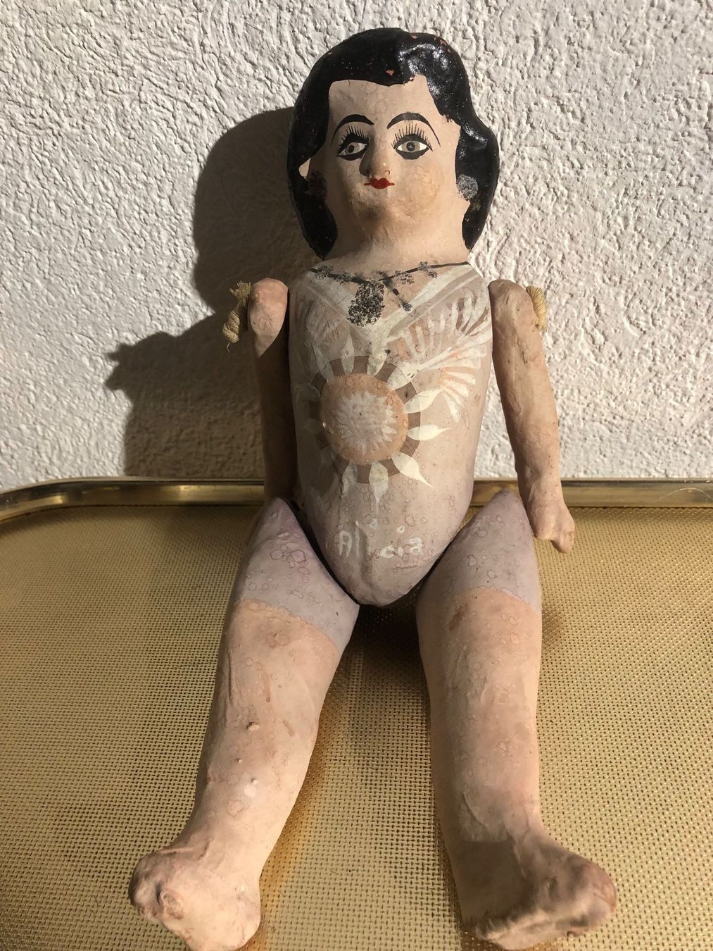 Bambole: Vintage Puppe aus Pappmaché – Usato da Fällanden venduto da Sariko