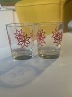 Winterliche Schnapsgläsli mit Sternen, 2 Stk.