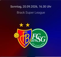 FC Basel - FC St. Gallen 20.09.2026 Balkon D1 Heimkurve