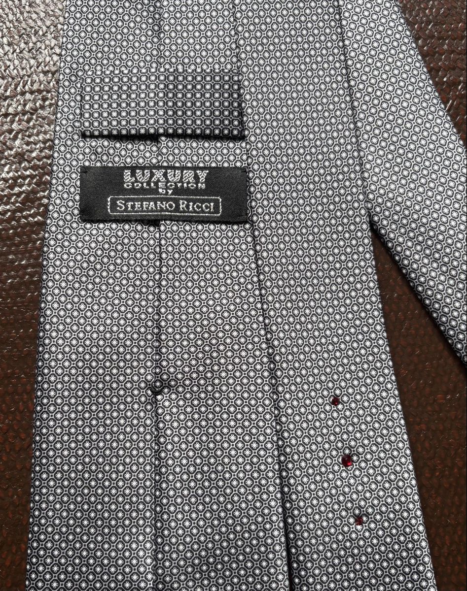 Stefano Ricci Krawatten: New Stefano Ricci Grey Tie – Neu (gemäss Beschreibung) aus Meggen von BenjaminEvans 3