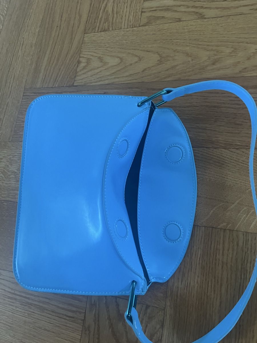 Mango Taschen für Damen: Himmelblaue Y2K Lack Handtasche – Neu (gemäss Beschreibung) aus Bern von t.nomse 5