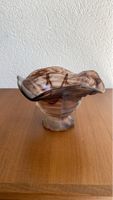 Vintage Schale, braune Verläufe - schöne, spezielle Deko