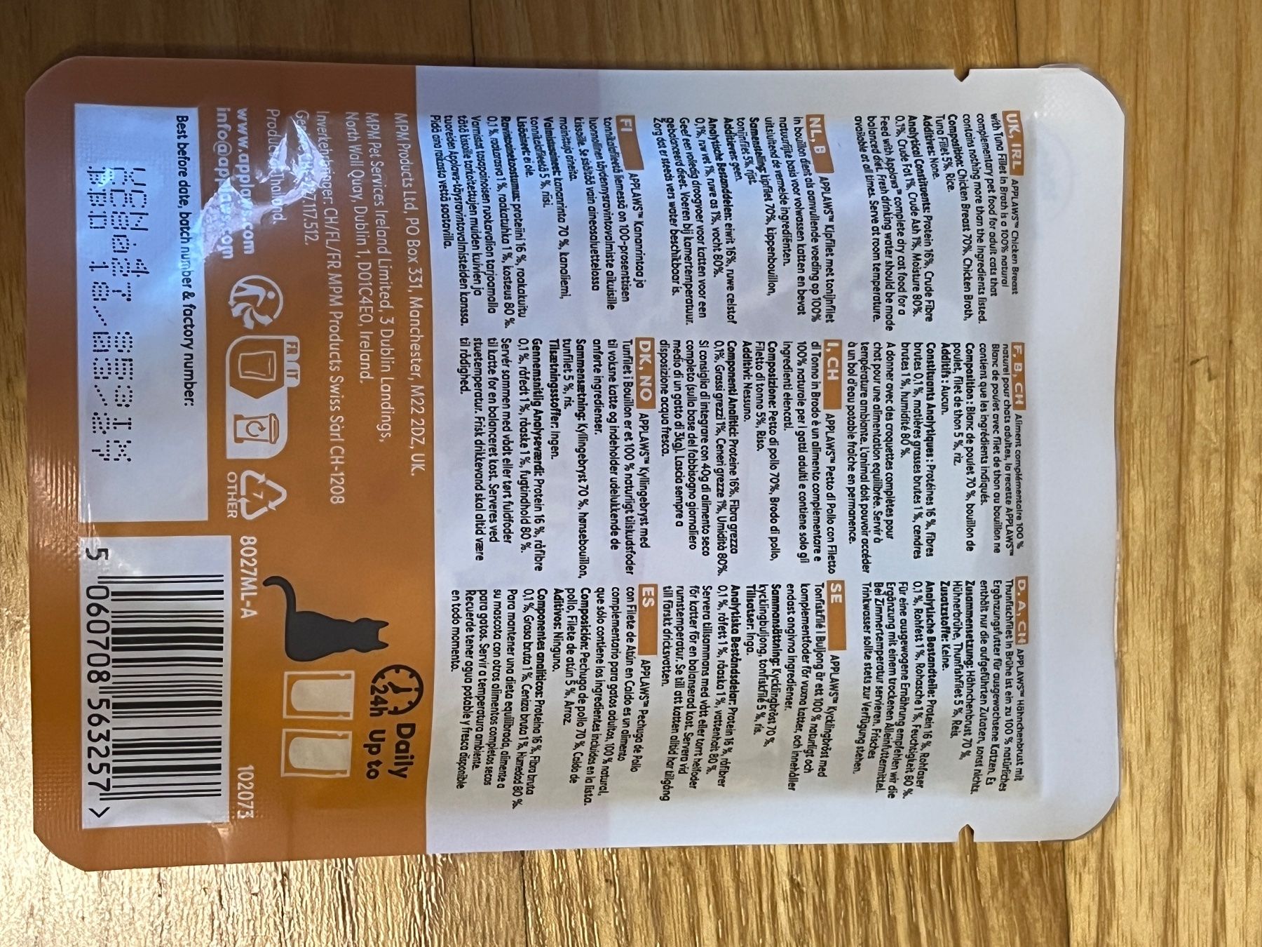 Mangimi: Applaws Katzenfutter Mischpaket, diverse Sorten, neu – Nuovo e nell'imballaggio originale da Weggis venduto da Corinne_K01 6