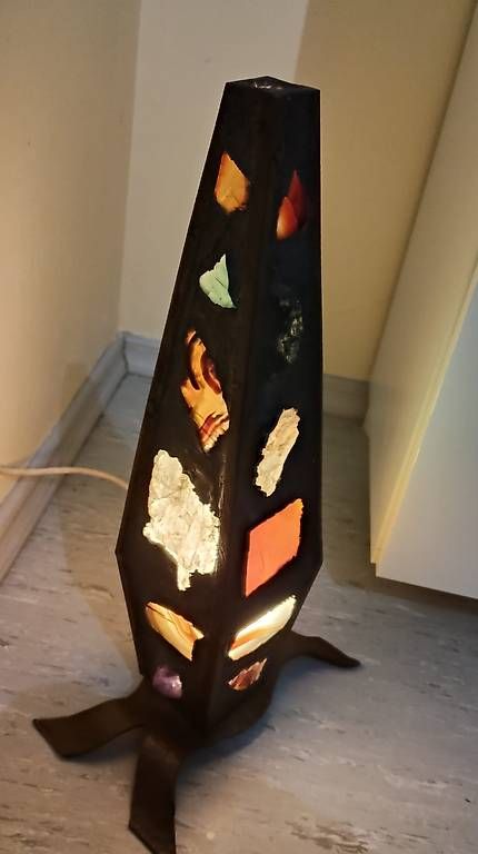 Lampade: Handgemachte Edelstein-Lampe – Usato da Bülach venduto da Bella92 2
