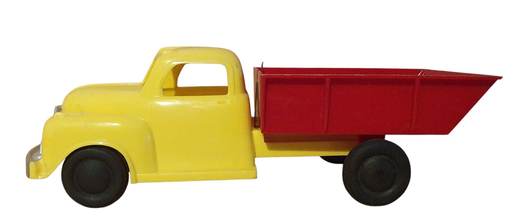 Giocattoli: alter Kunststoff Lastwagen mit Kippmulde – Usato da Flawil venduto da JaguarXJSHE