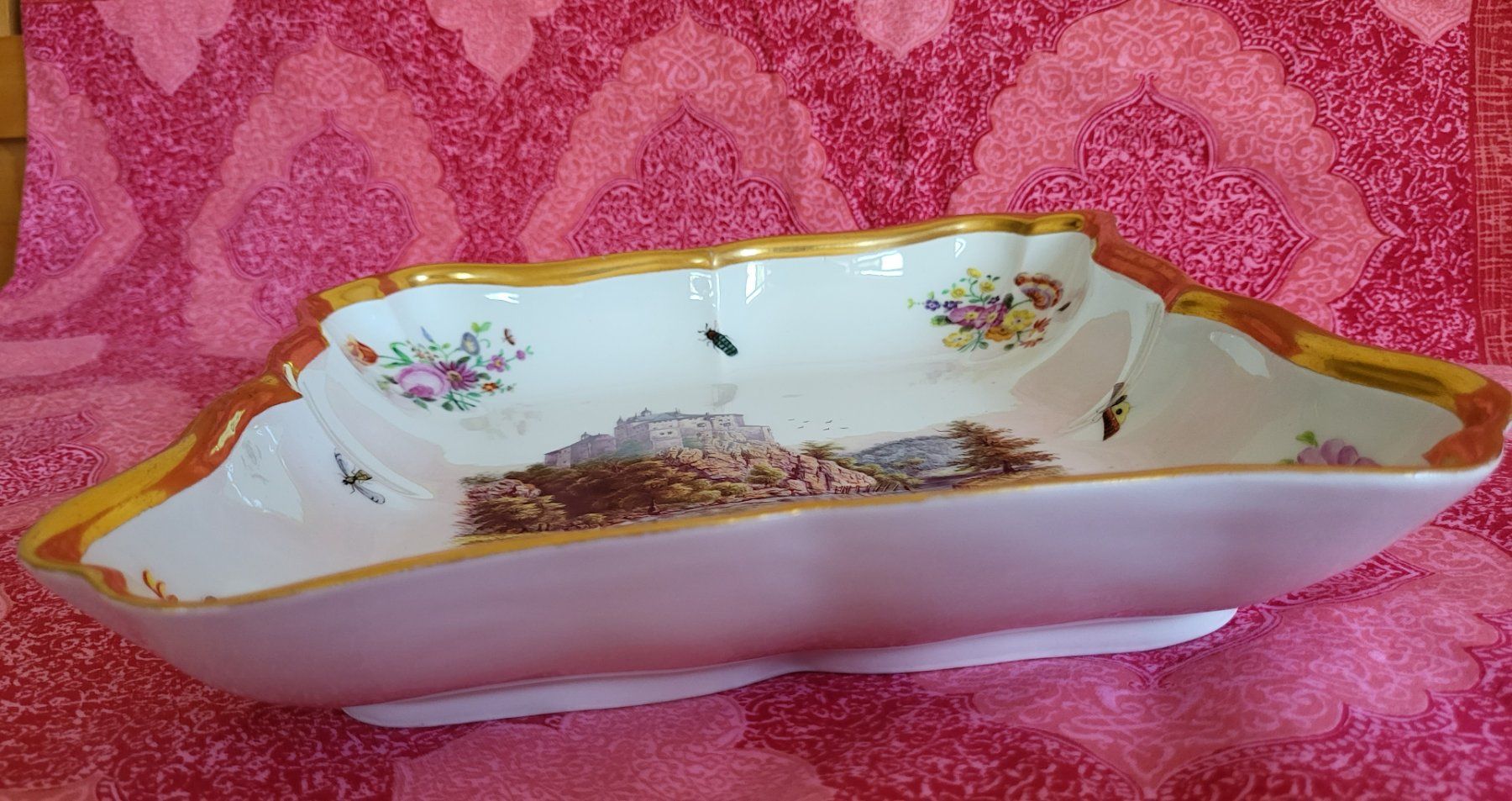 Ciotole: Meissen Schale mit Schloss und Fluss – Usato da St. Gallen venduto da nikolausraphael 9