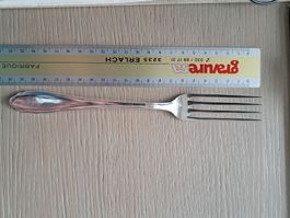 Elegante Gabel Silber 800 Jezler. 2 Stück