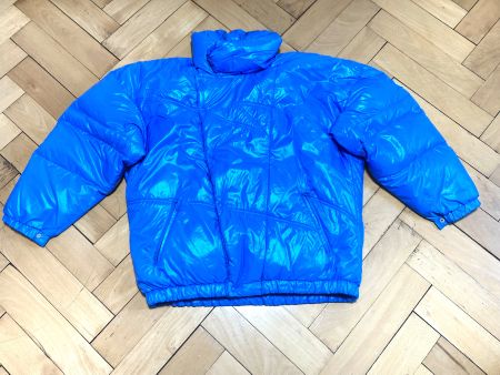 Vintage 80s Moncler Puffer Feather Jacket Made France Sz XL