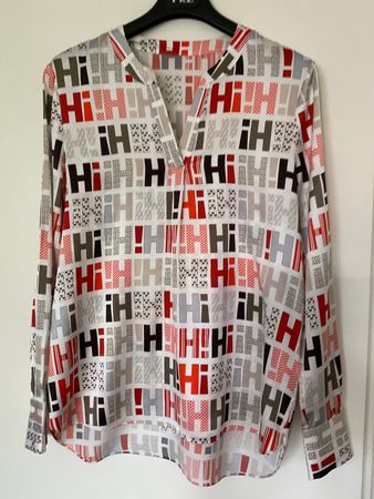 HERZENSANGELEGENHEIT Seiden Bluse Gr 34/36 mit Elasthan Nwrt