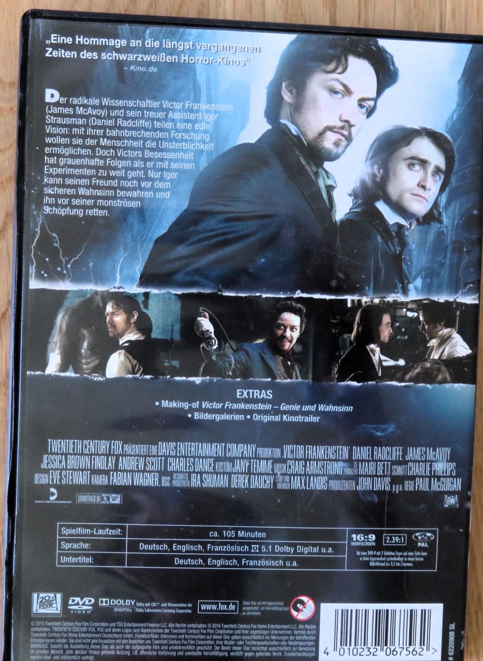 Tutti i DVDs: Victor Frankenstein – Usato da Riehen venduto da martinaaebersold 1