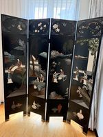 Paravent aus massivem Holz