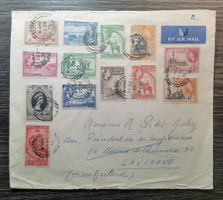 TR63 Enveloppe + Timbre Gold Coast 1955 RARE