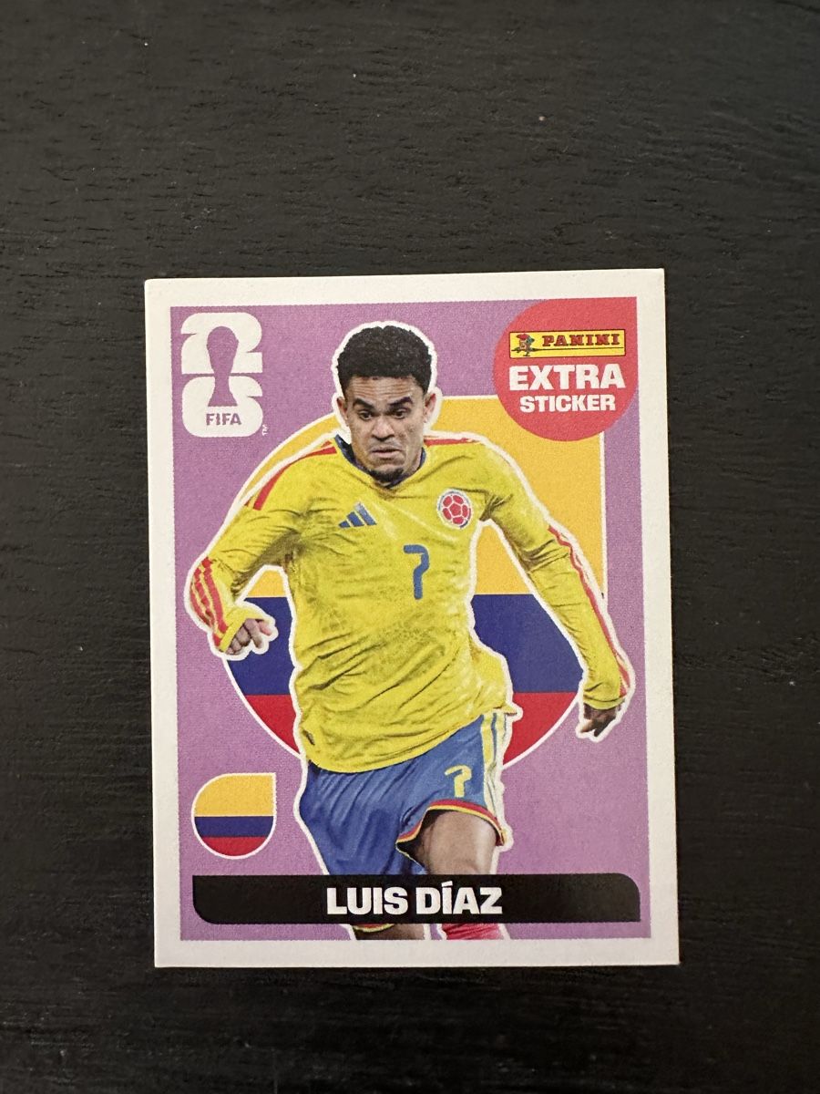 Panini Carte collezionabili: Panini extra Sticker Luis Diaz lila – Nuovo (secondo la descrizione) da Uetikon am See venduto da manoka1