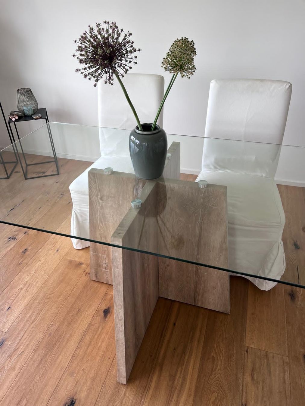 Tavoli: Tavolo di design in vetro e legno – Usato da Zollikon venduto da MaxDC 1