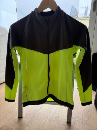 Neon-gelb/Grau Velojacke Gr. XS, atmungsaktiv