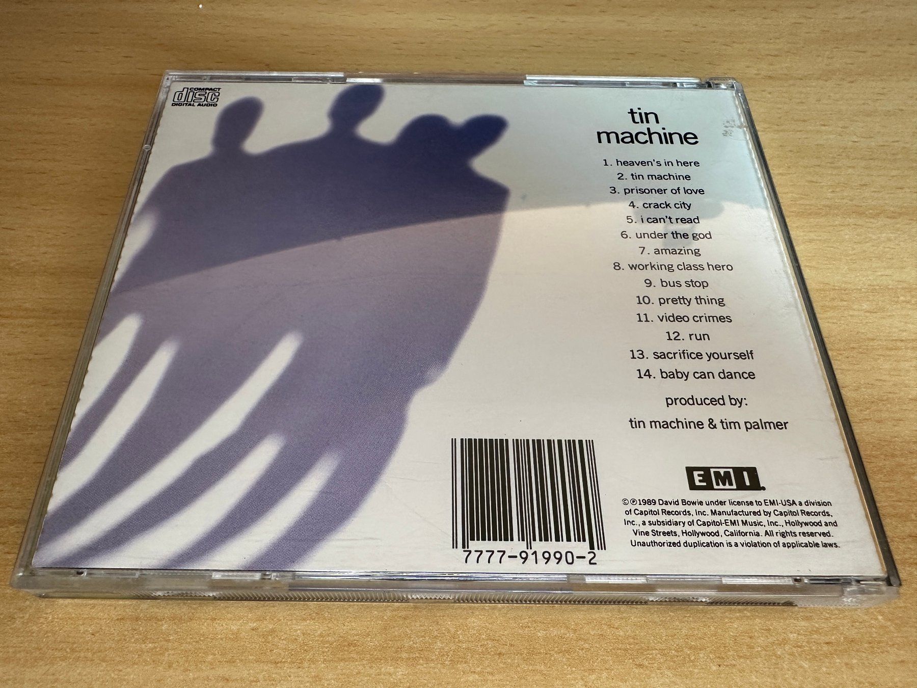 CD: V1 Tin Machine – Tin Machine – Usato da Rikon im Tösstal venduto da Alpenmutz 1
