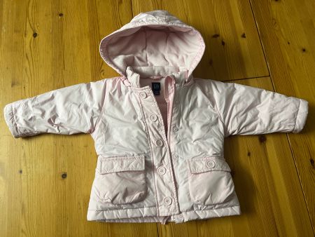 Baby Gap Winterjacke rosa mit Kapuze Gr92 /24M
