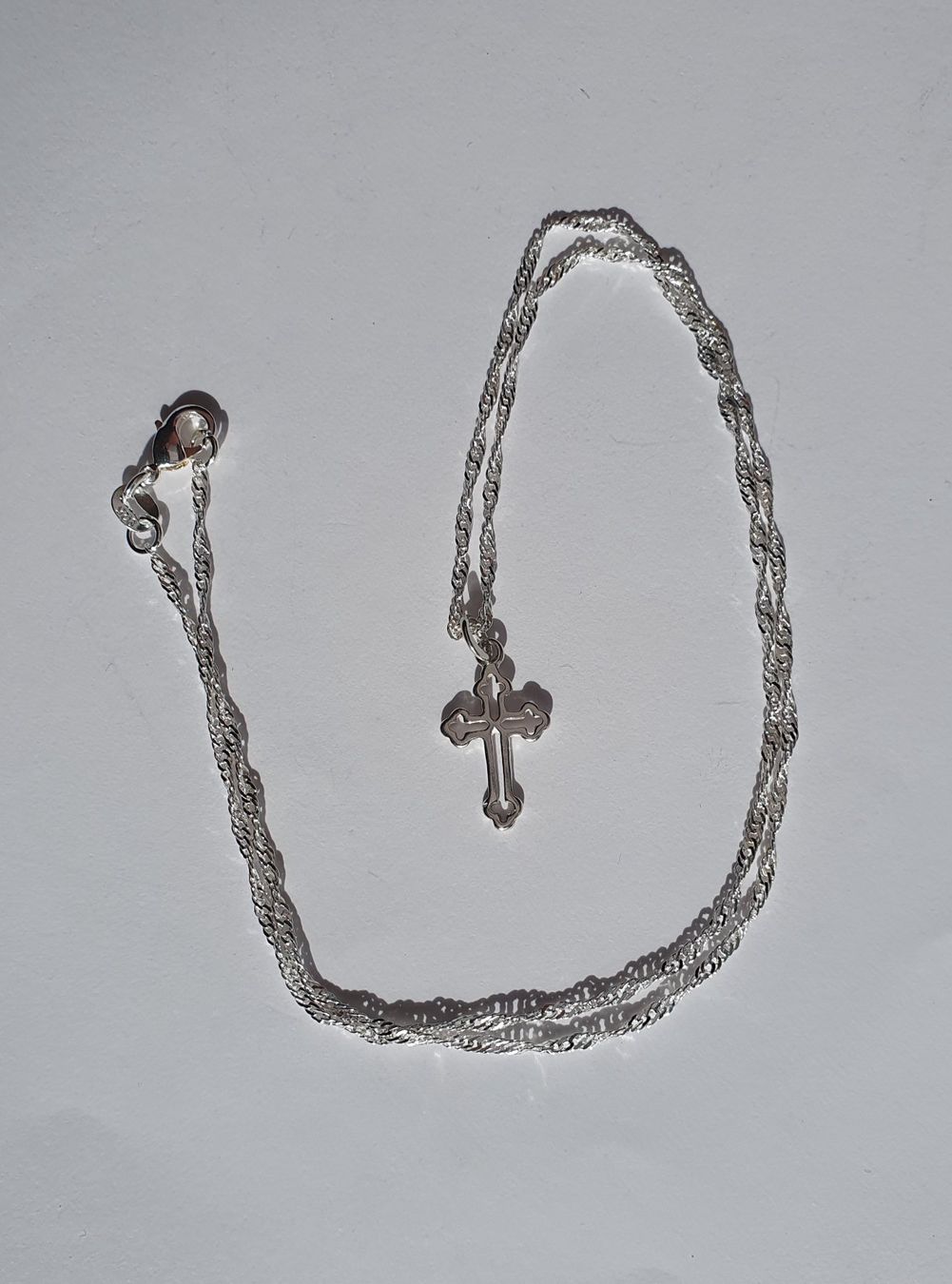 Catenine: Kette mit Kreuz Silber 925 – Nuovo e nell'imballaggio originale da St. Margarethen TG venduto da Schachmatt 1