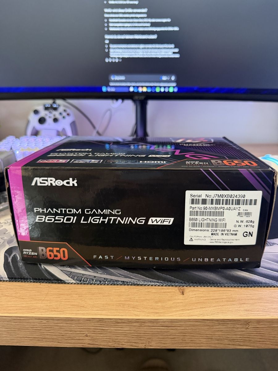 Asrock Mainboards: ASRock Phantom Gaming B650I Lighting WIFI  – Neu (gemäss Beschreibung) aus Güttingen von JeffreyGucc 1