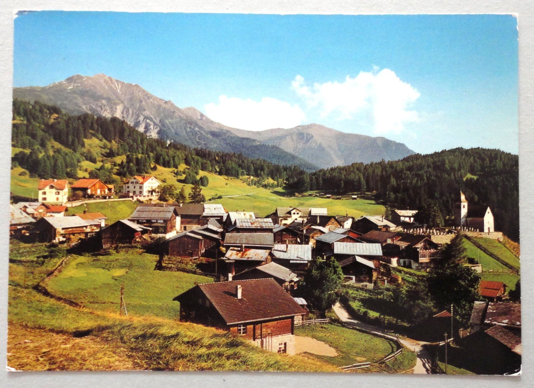 Cartoline postali: Die Sonnenterrasse Feldis/Veulden im Domleschg – Usato da Fétigny venduto da Billy2miny