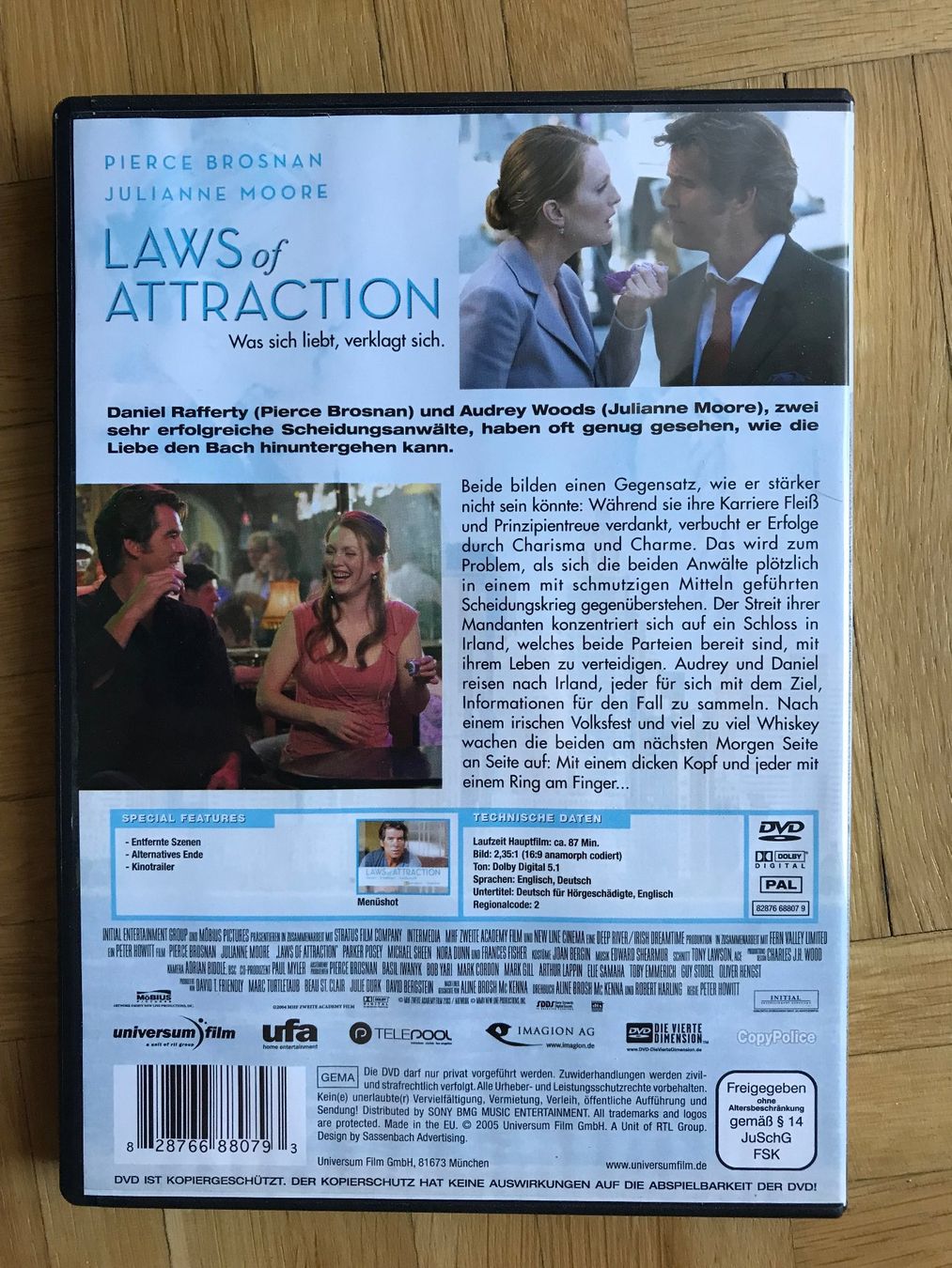 Alle DVDs: Laws of Attraction - DVD – Gebraucht aus Zürich von Malcom 2