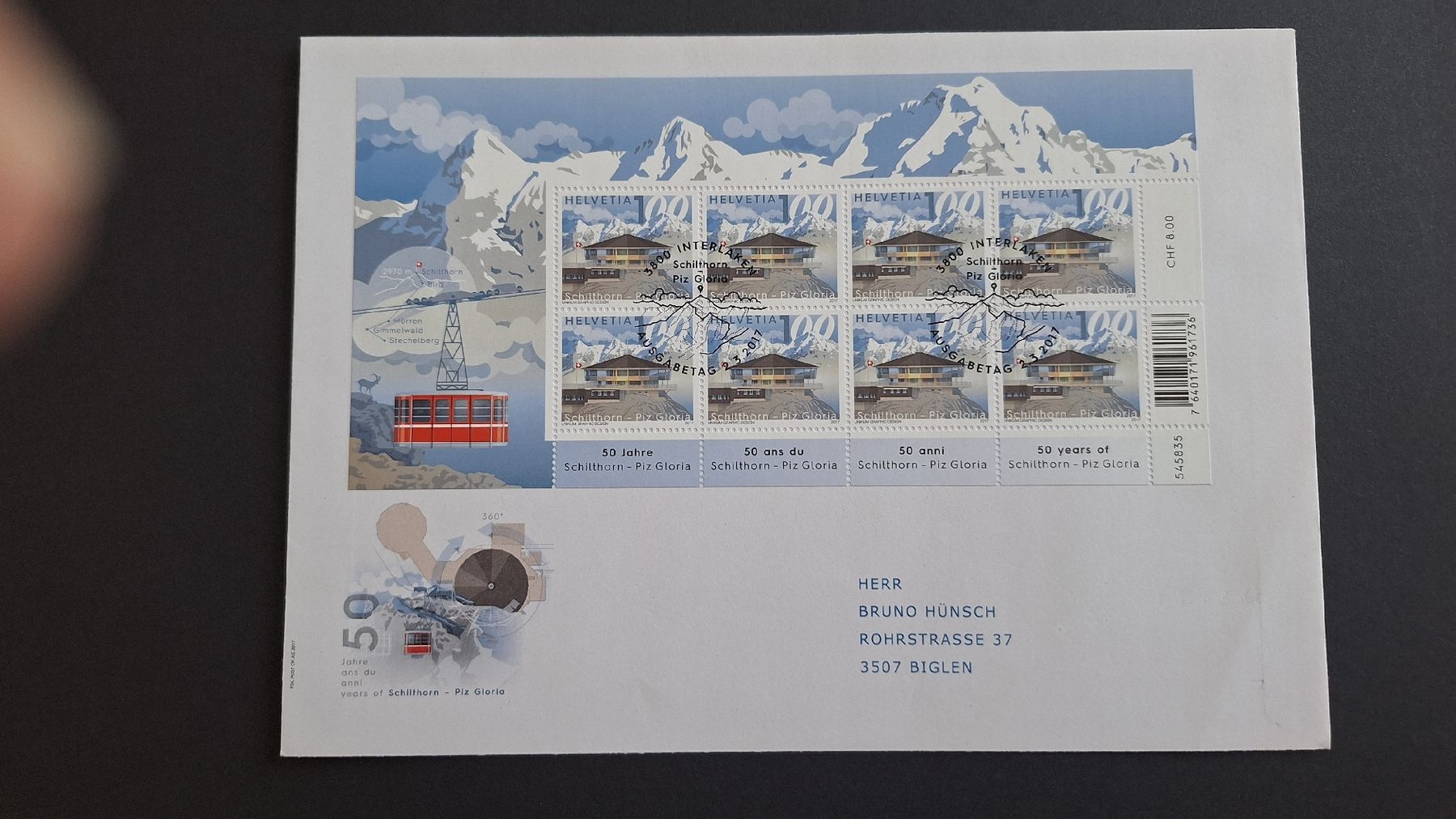 Tutti i francobolli: 2017,Nr.1618-1619 FDC – Nuovo (secondo la descrizione) da Pratteln venduto da walti-6060 2