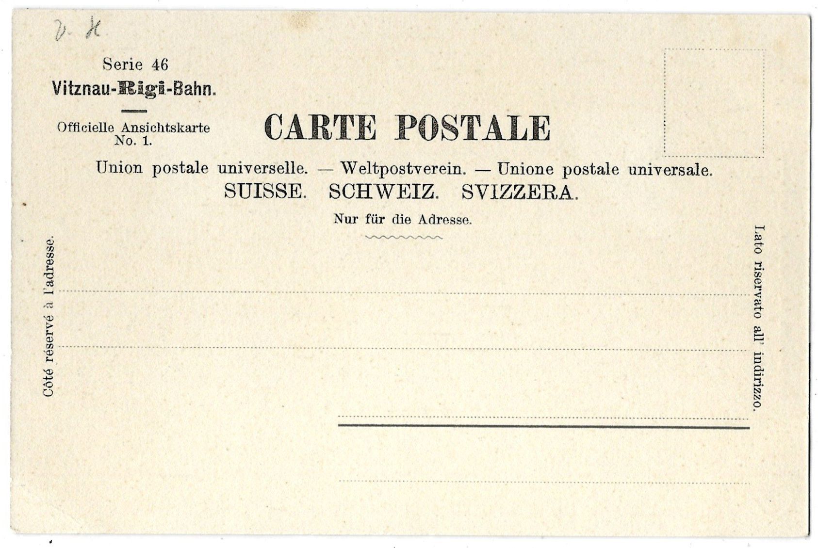 Cartoline postali: Luzern   mit   dem   Rigi. – Usato da Bütschwil venduto da Jackson1A 1