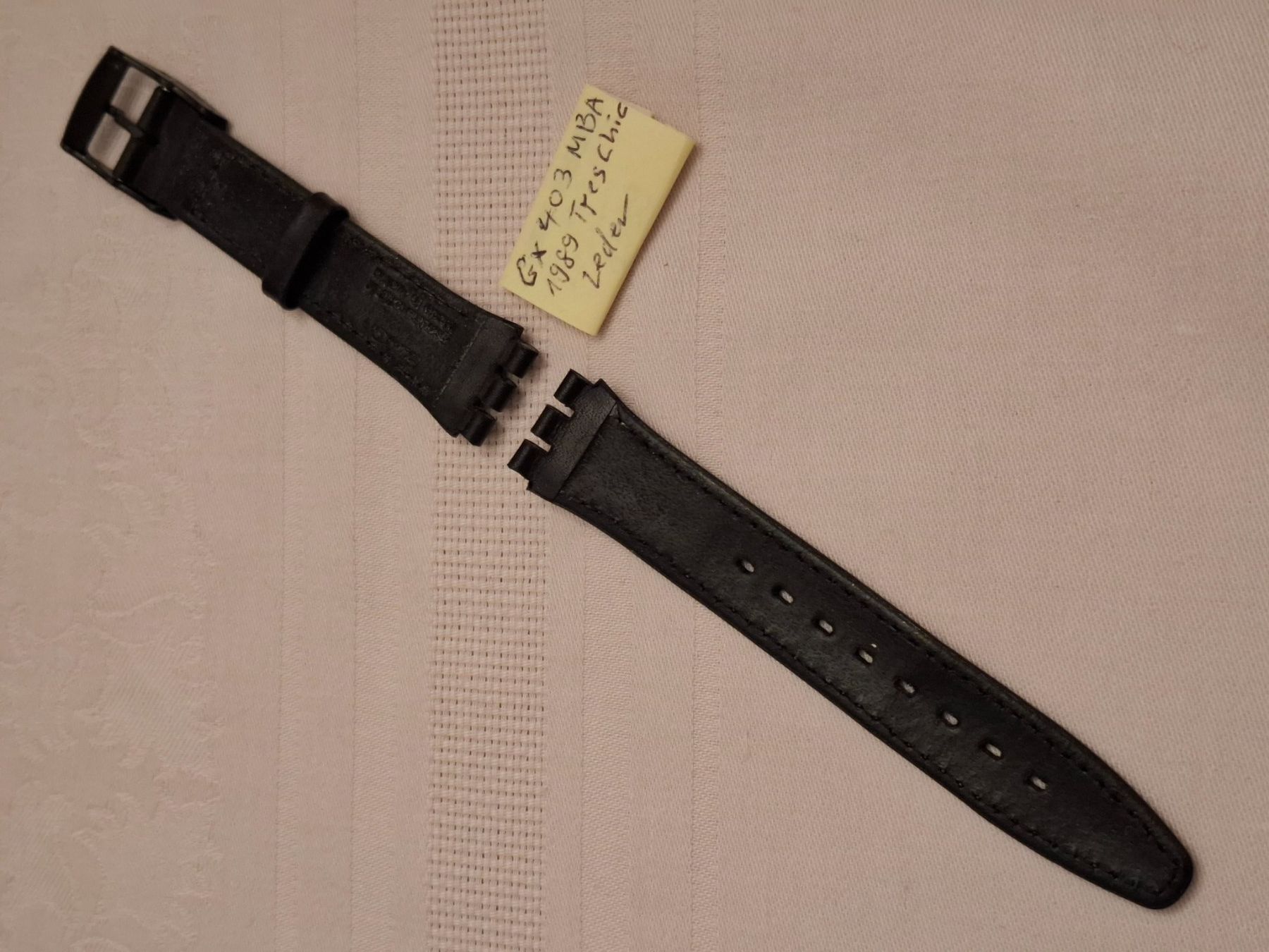 Swatch Orologi: SWATCH  GX 403 MBA Treschic, Lederarmband – Nuovo (secondo la descrizione) da Niedergösgen venduto da Johny10 2