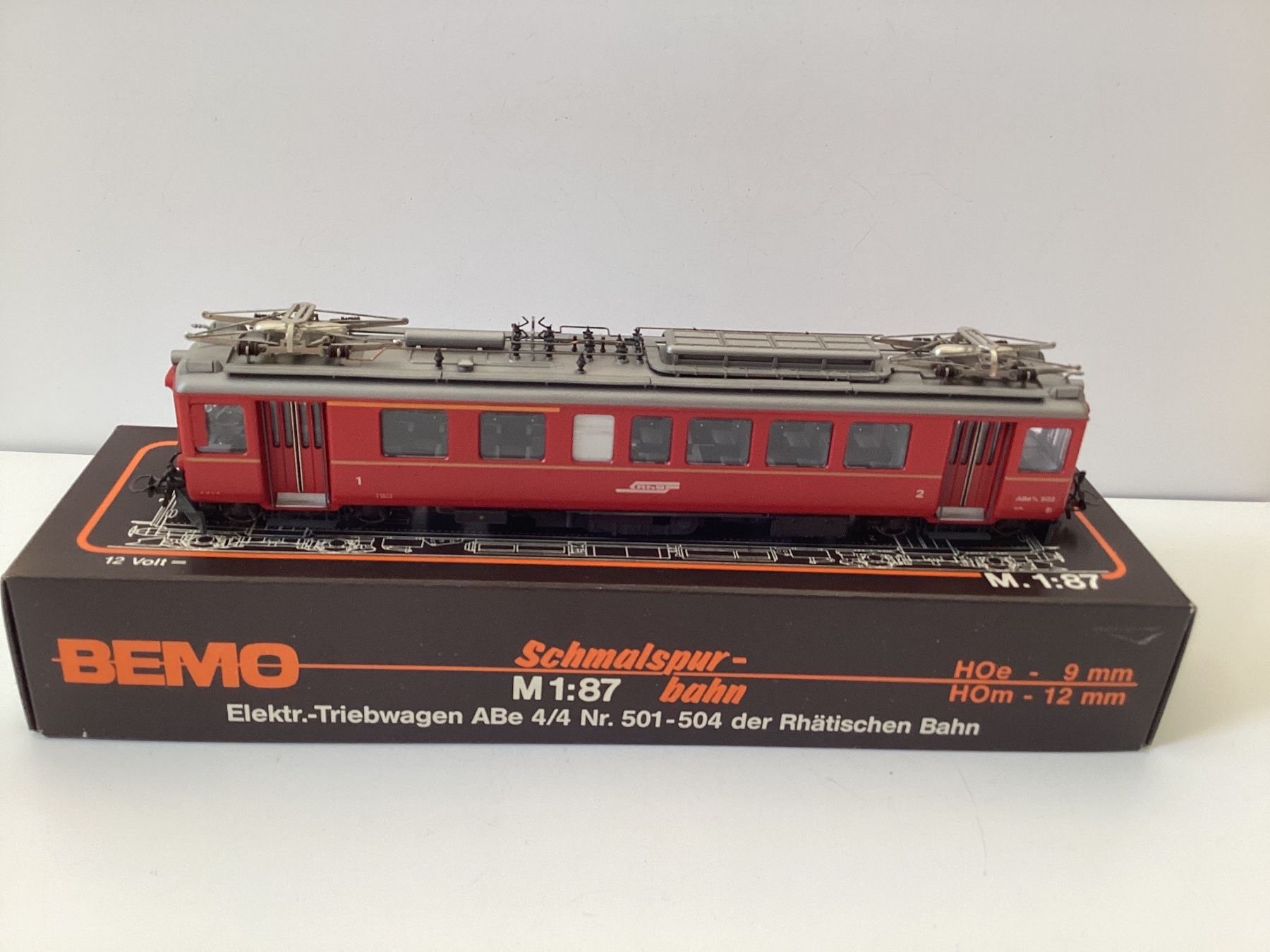 Bemo Modellini di ferrovie: Bemo 1265/2 ABe 4/4 502 RhB 1:87 H0m – Usato da Effretikon venduto da simtek_de 3