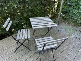Outdoor table set for garden, balcony & patio