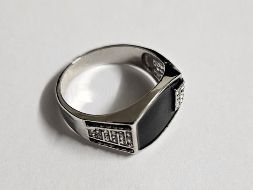 Anelli: Herren Ring silbrig   Gr. US 12 – Nuovo (secondo la descrizione) da Kreuzlingen venduto da RahMal 2